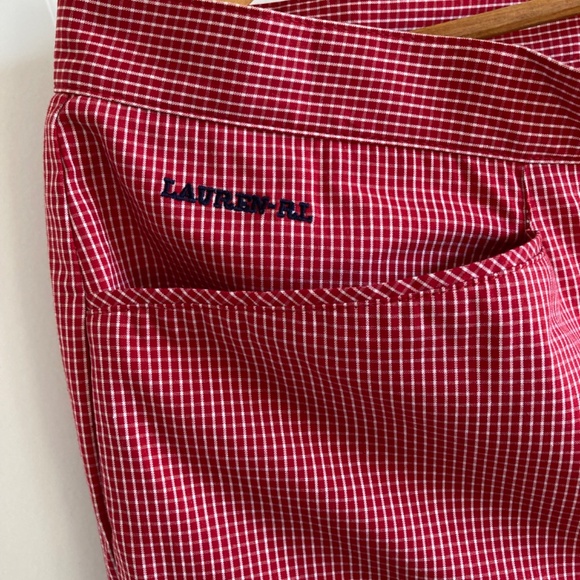 Ralph Lauren Jeans Co Cotton Crop Pants Classic Sz 12-14 - Picture 2 of 9